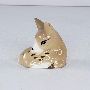 Vintage Szeiler England Deer Fawn Miniature Figurine